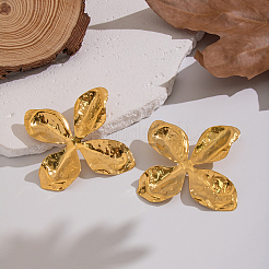 Серьги-гвоздики из нержавеющей стали 304 с увеличенным цветком&nbsp;NC9069