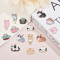 48 шт. 24 стильные подвески из эмалированного сплава с покрытием&nbsp;ENAM-CA0001-57