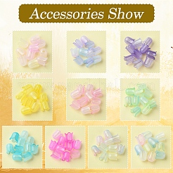 9 цвет прозрачных акриловых бусин&nbsp;OACR-FS0001-72