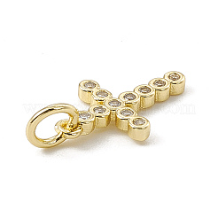 Латунные микро проложить кубического циркония подвески&nbsp;ZIRC-F132-01G