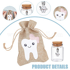 Пустые бутылки из прозрачного стекла&nbsp;AJEW-NB00012