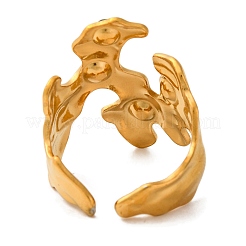 Нерегулярные синтетические драгоценные камни кольца для пальцев&nbsp;RJEW-Q822-13G