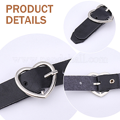16 шт. 8 пряжки из искусственной кожи в форме звезды/сердца&nbsp;AJEW-CL0001-70