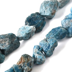 Нити натуральных бус из синего апатита G-S386-C11