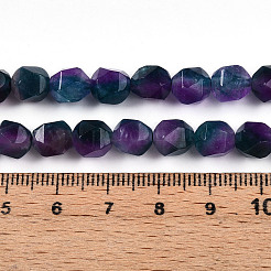 Окрашенные природные белый нефрит бисер пряди&nbsp;G-T139-8mm-45C