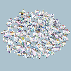 Акриловый кабошоны со стразами&nbsp;DIY-WH20007-239B