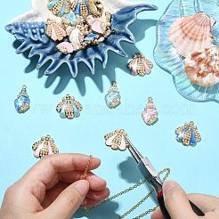 20 шт. 10 стиля подвески из сплава и эмали на морскую тематику&nbsp;FIND-CJ0002-93