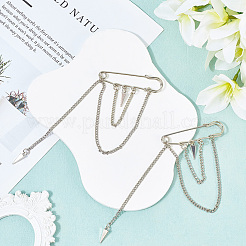 2 шт. коническая булавка из цинкового сплава&nbsp;JEWB-SP0001-03