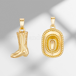 10шт 2 латунные подвески&nbsp;KK-BBC0019-40