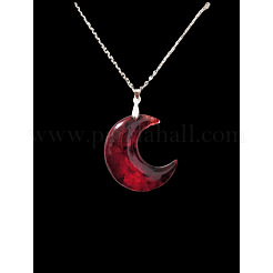 Готические ожерелья из сплава с подвеской в виде полумесяца&nbsp;FS-WG24E4D-01