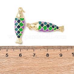 Латунь эмаль подвески KK-C143-44B-G