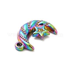 Ионное покрытие (ip) 304 нержавеющая сталь подвеска со стразами&nbsp;STAS-F282-02MC