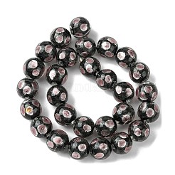 Серебряные песочные бусины лэмпворк ручной работы&nbsp;LAMP-A003-01D