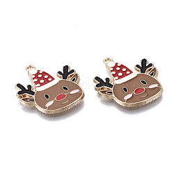 Подвески из экологически чистого сплава с эмалью&nbsp;X-ENAM-Q437-064-NR