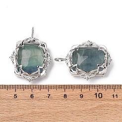 Натуральные красочные подвески из флюорита&nbsp;G-I381-01P-02