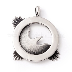 Подвески из нержавеющей стали 304 в тибетском стиле&nbsp;STAS-P305-50AS