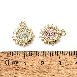 Золотые подвески из сплава со стразами&nbsp;PALLOY-F308-19G