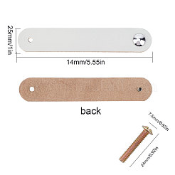 Дверные ручки из искусственной кожи&nbsp;FIND-WH0052-53A