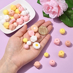 40 шт. Силиконовые бусины&nbsp;SIL-YW0001-66