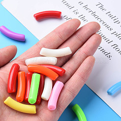 Непрозрачные акриловые бусины&nbsp;MACR-S372-002B-SM