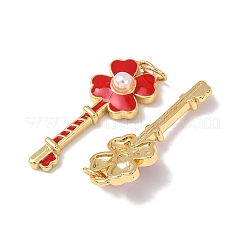 Латунь эмаль подвески&nbsp;KK-C143-56G-01