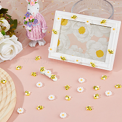 100шт 2 стиля непрозрачные кабошоны из смолы&nbsp;RESI-HS0001-03