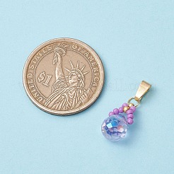 Стеклянные подвески из бисера&nbsp;PALLOY-MZ00590-05