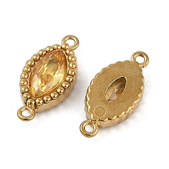 Ионное покрытие (ip) 304 нержавеющая сталь кубический цирконий конский глаз звенья соединительные подвески&nbsp;STAS-K256-21G-07