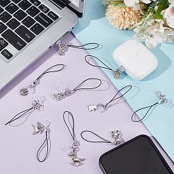 20 шт. 10-х стильных ремешка для мобильного телефона из сплава&nbsp;HJEW-OC00118