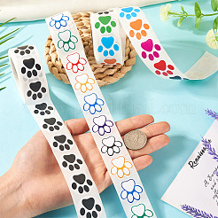 3 рулон 3-х видов самоклеящихся бумажных подарочных наклеек&nbsp;DIY-TA0011-69