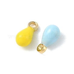 Латунь эмаль подвески&nbsp;KK-K364-17A-G