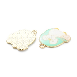 Подвески из эмали и сплава&nbsp;ENAM-I051-16LG-03