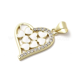 Латунные микро проложить кубического циркония подвески&nbsp;KK-A278-16G-02