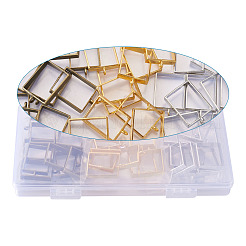 Сплав открытая задняя рамка большие подвески&nbsp;PALLOY-BT0001-02-RS