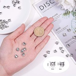 Сплавочные овальные бусины тибетского стиля &nbsp;TIBEP-PH0004-90-NR-WH