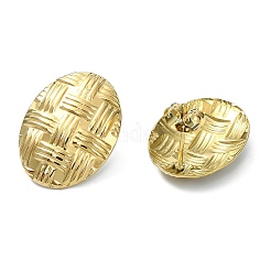 Серьги-гвоздики из нержавеющей стали 201 с ионным покрытием (IP)&nbsp;EJEW-K270-22G