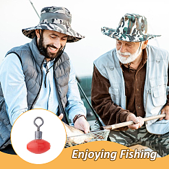 50шт пластиковые рыболовные вертлюжки с крестообразной леской&nbsp;FIND-FH0010-11B