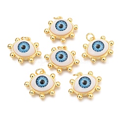 Латунные подвески из акрила&nbsp;ZIRC-J024-01G