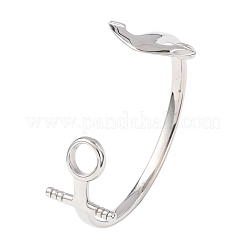 Браслеты-манжеты из хирургической нержавеющей стали 316&nbsp;BJEW-C142-10AS