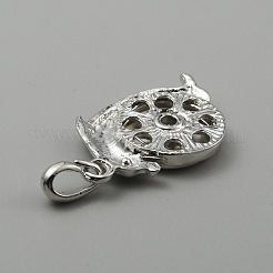 Кулон со стразами из сплава&nbsp;FIND-WH0110-279