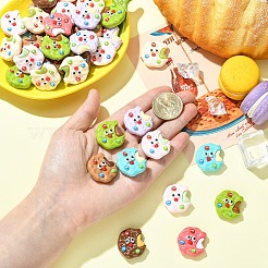 Кабошоны из непрозрачной смолы&nbsp;RESI-YW0005-78