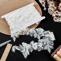 3 ярд полиэстера с пластиком и стеклянными украшениями&nbsp;DIY-FG0006-16