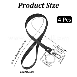 4 шт. ремешок на шею из искусственной кожи&nbsp;AJEW-CL0001-28B
