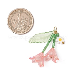 Стеклянные подвески из бисера&nbsp;PALLOY-MZ01240-03