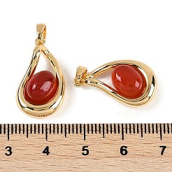 Подвески из натурального сердолика (окрашенные и нагретые)&nbsp;LS-KK-P283-44G