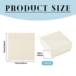 Подарочные коробки для хранения из фактурного картона с ромбами&nbsp;CON-TAC0010-03B-03