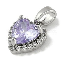 Латунные микро проложить кубического циркония подвески&nbsp;KK-P283-24P