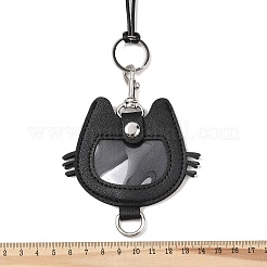 Подвеска в виде кошачьего мешочка для монет из искусственной кожи&nbsp;NJEW-Z099-01