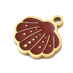 Подвески из нержавеющей стали 304 с эмалью&nbsp;STAS-I336-05G-02