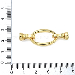 Овальные латунные раскладывающиеся застежки&nbsp;KK-Z143-13G